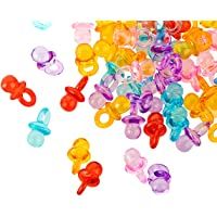 Los mejores  - Kleenes Traumhandel 100 Mini E Dekoschnuller - - Chupete para la Ducha de bebé o como Colgante - Chupete de bebé Hecho…